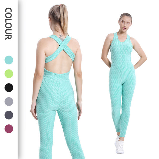 🧘‍♀️ Nivotrend Yoga Einteiler Damen – Nahtloser Fitness Bodysuit mit Sexy Rücken, Atmungsaktiv & Figurbetont